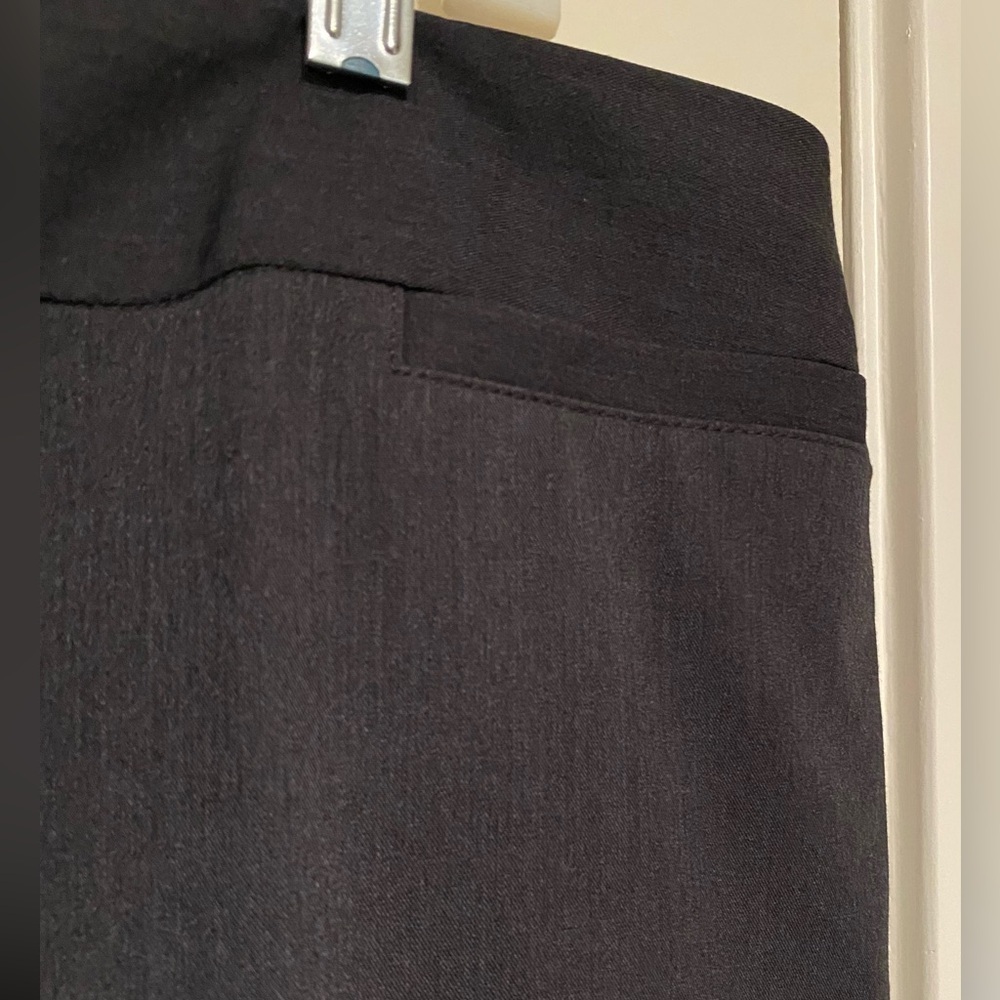 Liz Claiborne Audra Charcoal Gray Trousers Size 16 - Picture 4 of 9